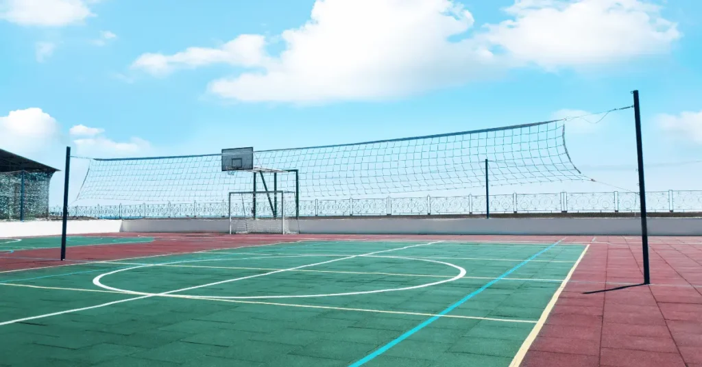 Volleyball Court Construction
